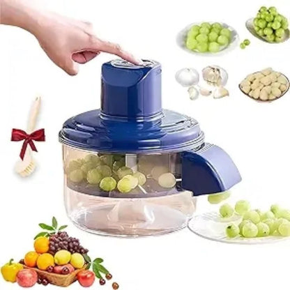 Wireless Portable Fruit Peeling Machine – USB Rechargeable Food-Grade Peeler for Garlic, Grapes & Kitchen Use