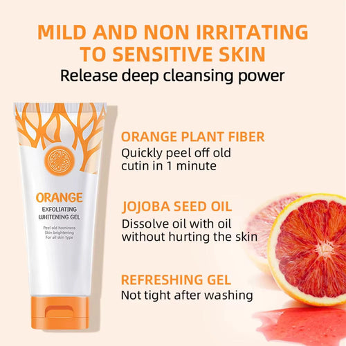 Orange Exfoliating Gel Dead Spot Remover Brighten Peeling 50g