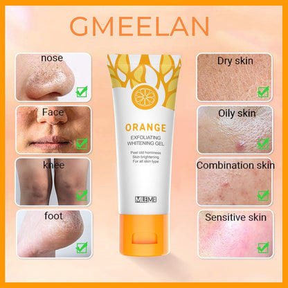 Orange Exfoliating Gel Dead Spot Remover Brighten Peeling 50g