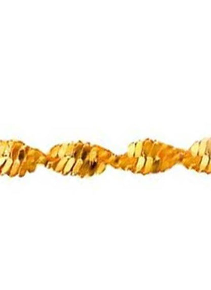 24 Karat Gold Heart Shape Pendant Necklace