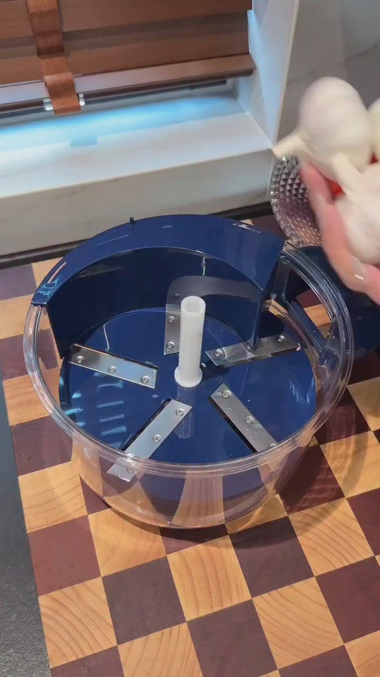 Wireless Portable Fruit Peeling Machine – USB Rechargeable Food-Grade Peeler for Garlic, Grapes & Kitchen Use